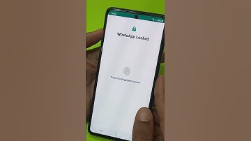 how to WhatsApp fingerprint lock in samsung mobile #abhaysupertrick