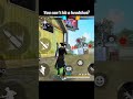 You can’t land a headshot?