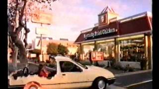 Kfc Clic Commercial Tvc 1989 - Family Eating Car - Nz
