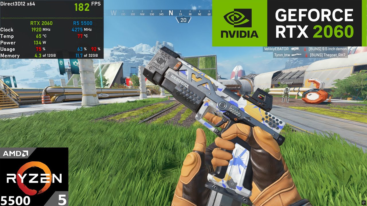 RTX 2060 + Ryzen 5 5500 : Apex Legends (Test in 2026) - YouTube