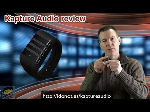 Kapture Audio Recording Wristband review