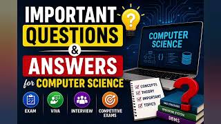 Computer Science Important Questions & Answers | Exam Ready 🔥 @YouTube
