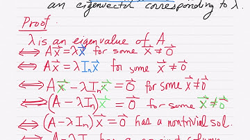 Eigenvalues and Eigenvectors, part 1