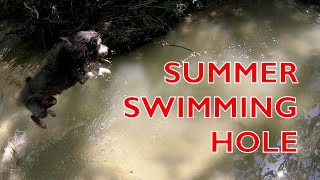 making a summer swimming hole