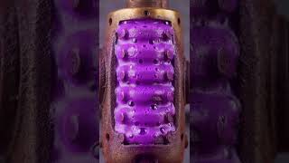 Purple foam transforms this rusty antique telescope mount 😳🔭 Watch the insane clean-up till the end!