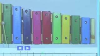 Leer partituras con xilofono a traves de software ludico screenshot 2