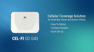 CEL-FI GO G43 Multi-Operator Cellular Coverage Solution