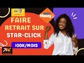 Comment faire un retrait sur starclicks