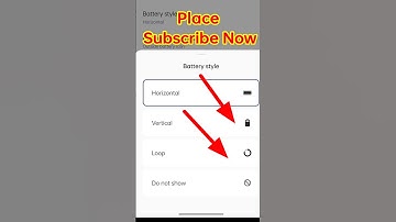 Battery Style !! How to change battery icon in Realme #shorts