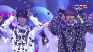 150318 Super Junior 슈퍼주니어 D&E - VCR、촉이 와 Can You Feel It 、너는 나만큼 Growing Pains @ MBC Show Champion