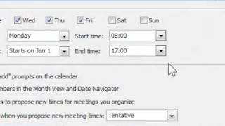 How to customize the Week view of the calendar in Outlook screenshot 5