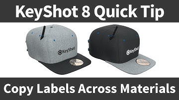 KeyShot 8 Quick Tip: Copy Labels Across Materials