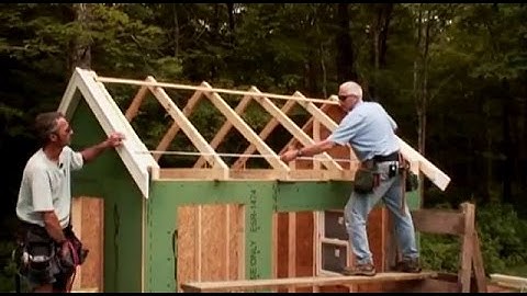How to Build Gable Roof Trusses for a Shed