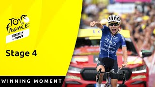 KASTELIJN BREAKS THROUGH - Tour de France Femmes Stage 4 Winning Moment