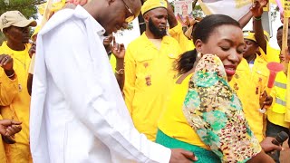 Nameere n'omulenziwe bekoze obusolo mukwewandiisa. Woman MP Masaka city