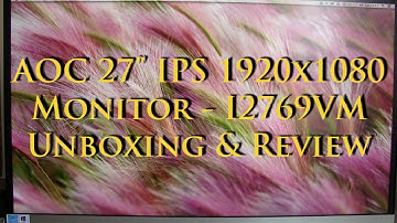 AOC 27" IPS Monitor 1920x1080 I2769Vm