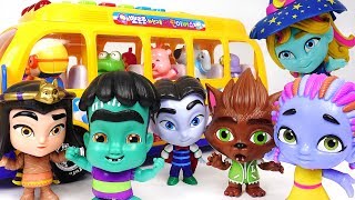 Help! Pororo bus is dangerous! Let’s Go Super Monster's! change into a ghost! #PinkyPopTOY Help! Pororo bus is dangerous! Let’s Go Super Monster's! change into a ghost! #PinkyPopTOY