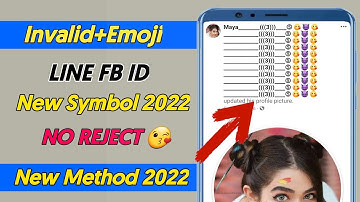 How to make invalid name facebook account 2022|Invalid emojiline fb id 2022|Invalid Name id 2022