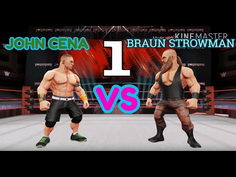 JOHN CENA VS BRAUN STROWMAN