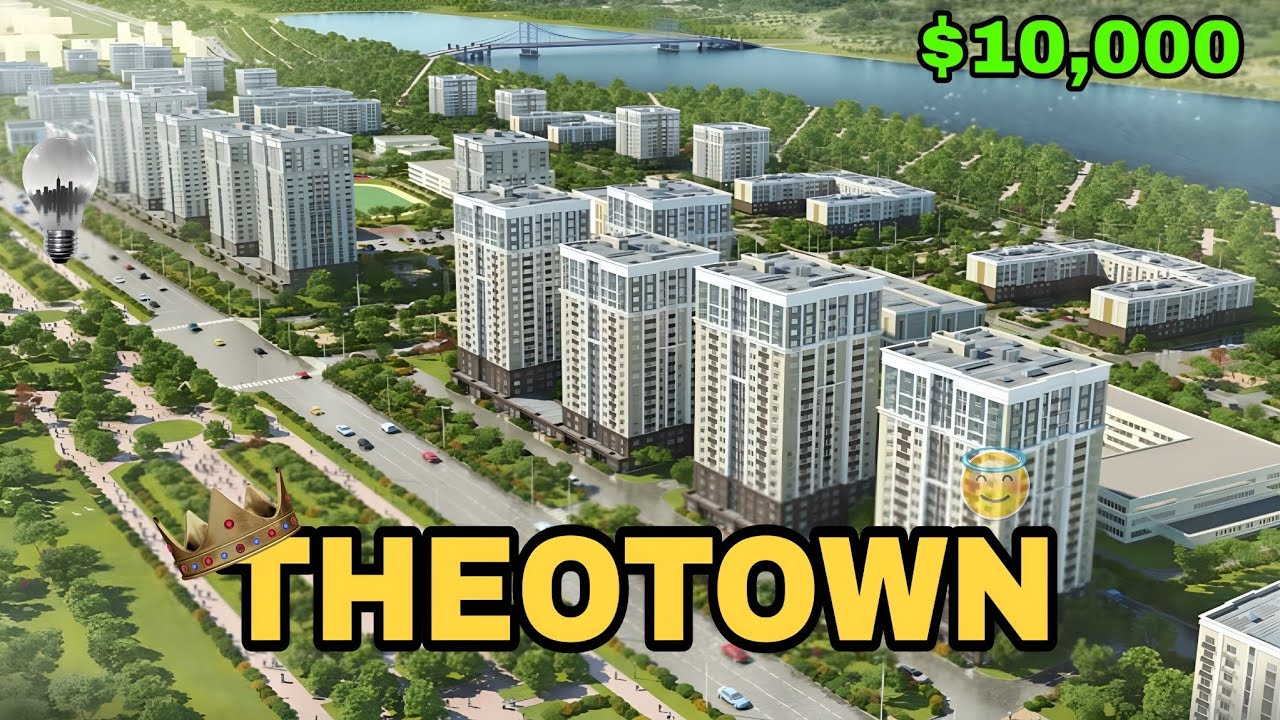 $10,000 City Design in TheoTown 🏙️ | Best Modern City Layout | TheoTown City Building Tips & Guide
