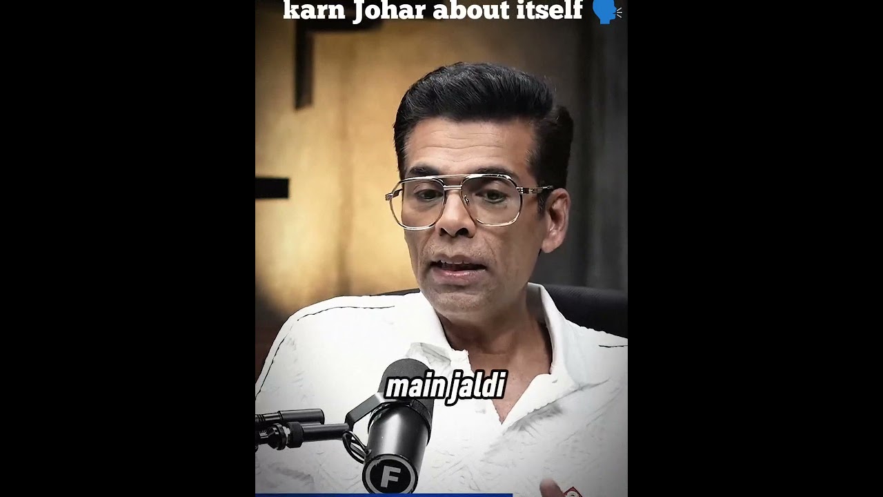 karn johar  body dysmorphia || 😭😨 ||karn johar || #viral #shorts #podcast #trending