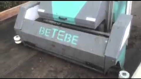 Manure eating robot in Cow garden