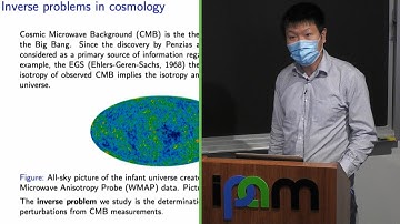 Yiran Wang - Some inverse problems in cosmology - IPAM at UCLA