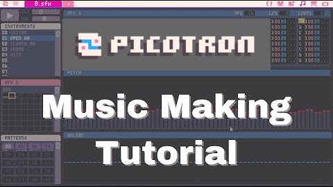 Picotron Music Making Tutorial
