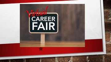 Welcome to the Virtual Career Fair