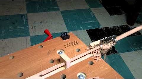 Making Arrow Shafts With The Veritas Dowel Maker