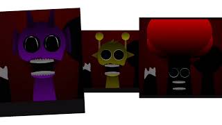 Druple treatment but mix three random sprunki phase 1 2 and 3 #spurki #horror #phase 1 2 3 