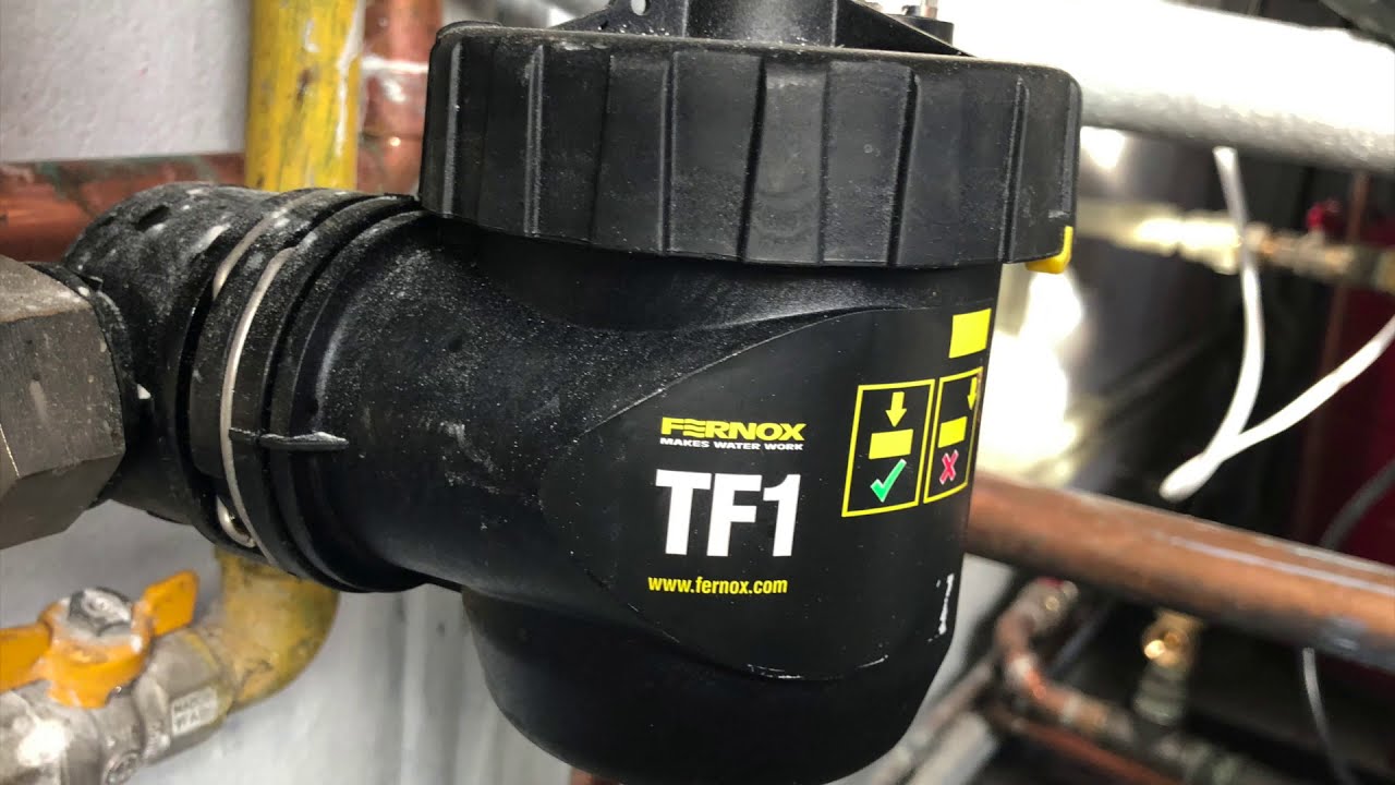 Fernox TF1 magnetite filter, How to mount and how to clean anti magnetite  filter - YouTube