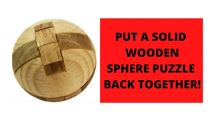 SOLVED! IMPOSSIBLE True Genius Wood Sphere Puzzle! (Egyptian Pi)