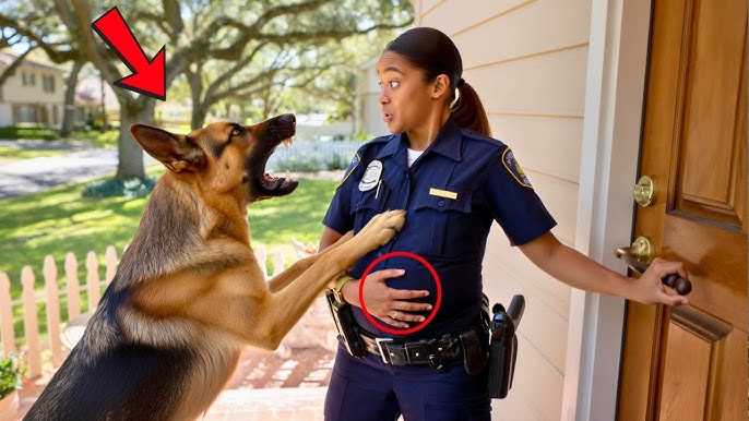 Her K9 Blocked the Door—What He Was Sensing Inside Nearly Took Her and the  Baby's Life