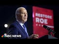 Pro-Palestinian protesters interrupt Biden at campaign event