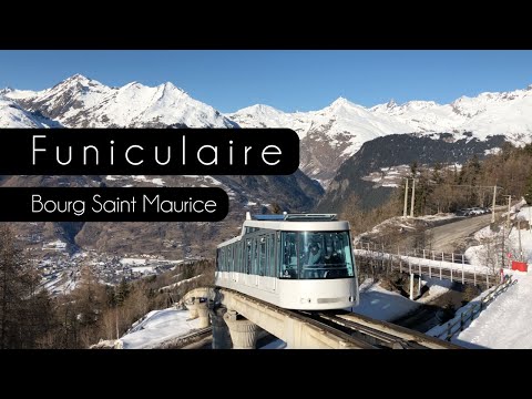 Funiculaire - Bourg Saint Maurice - Arc 1600 - Les Arcs - winter 2022 - France - Alps