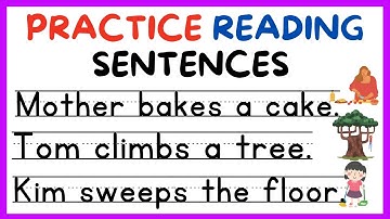 PRACTICE READING SENTENCES / PART 5 / PRESENT TENSE FORM OF THE VERB  / BUILD YOUR READING SKILLS