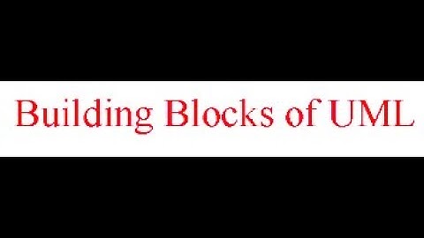 Building blocks of UML