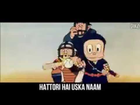 ninja Hattori rap song in Hindi rap credit by dikz and enjoy rap ninja hattori