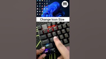 Change Icon Size in 1 Second! | Windows Desktop Trick #Shorts #TechHacksIT #WindowsTrick #IconSize