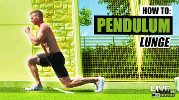How To Do A PENDULUM LUNGE | Exercise Demonstration Video and Guide