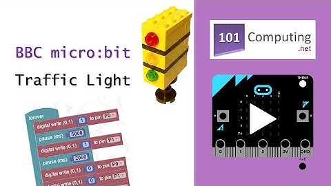 micro:bit and lego - traffic light