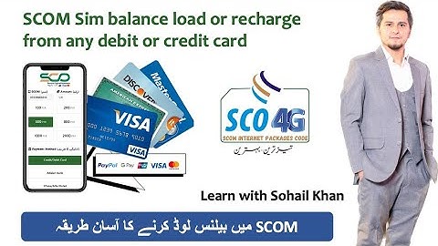 How to Load or Recharge Scom Sim balance online in less than 5 minutes