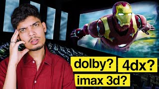 TECHNOLOGY BEHIND MOVIE THEATRES || 3D vs IMAX 3D