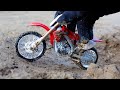 Bmx finger  new dirt bike unboxing  tricks in mud  tech deck finger bmx finger