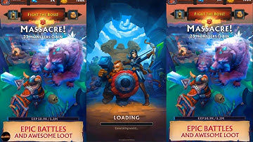 [Never Ending Dungeon] IDLE RPG mobile gameplay on Android/iOs.