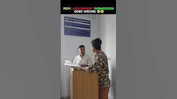 ASSIGNMENT SUBMISSION😂😁 #shorts #funny #relatable #college #collegelife #studentlife #memes #comedy