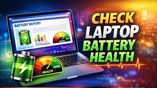 How to Check Laptop Battery Health in Windows | CMD Battery Report Trick (Windows 10/11)