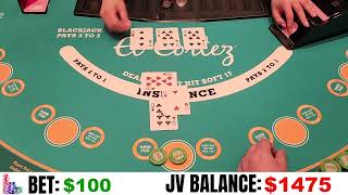 BLACKJACK ❤️ Great Run at the El Cortez in Las Vegas 2022