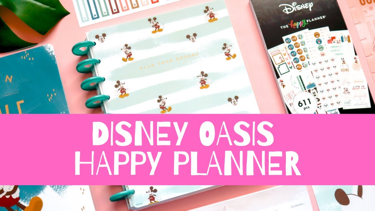 DISNEY OASIS X HAPPY PLANNER | NEW UNBOXING VIDEO FOR SUMMER LAUNCH